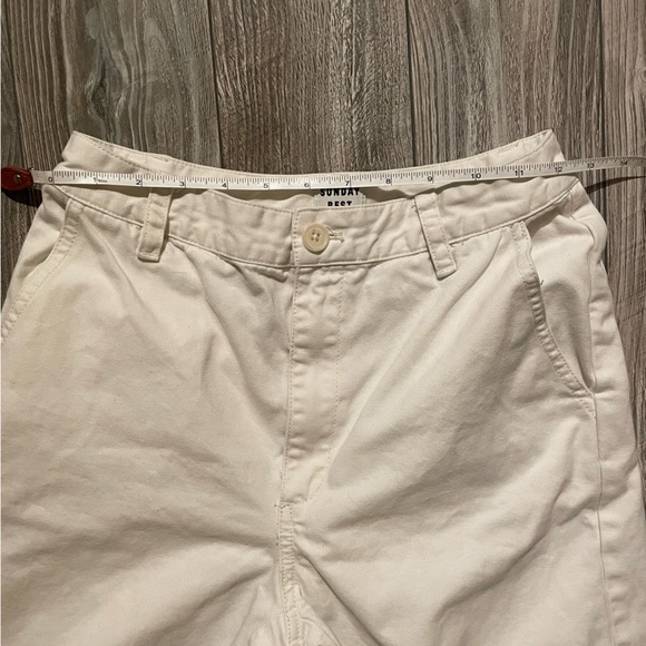 Aritzia Wide Leg White Jeans - Picture 3 of 7